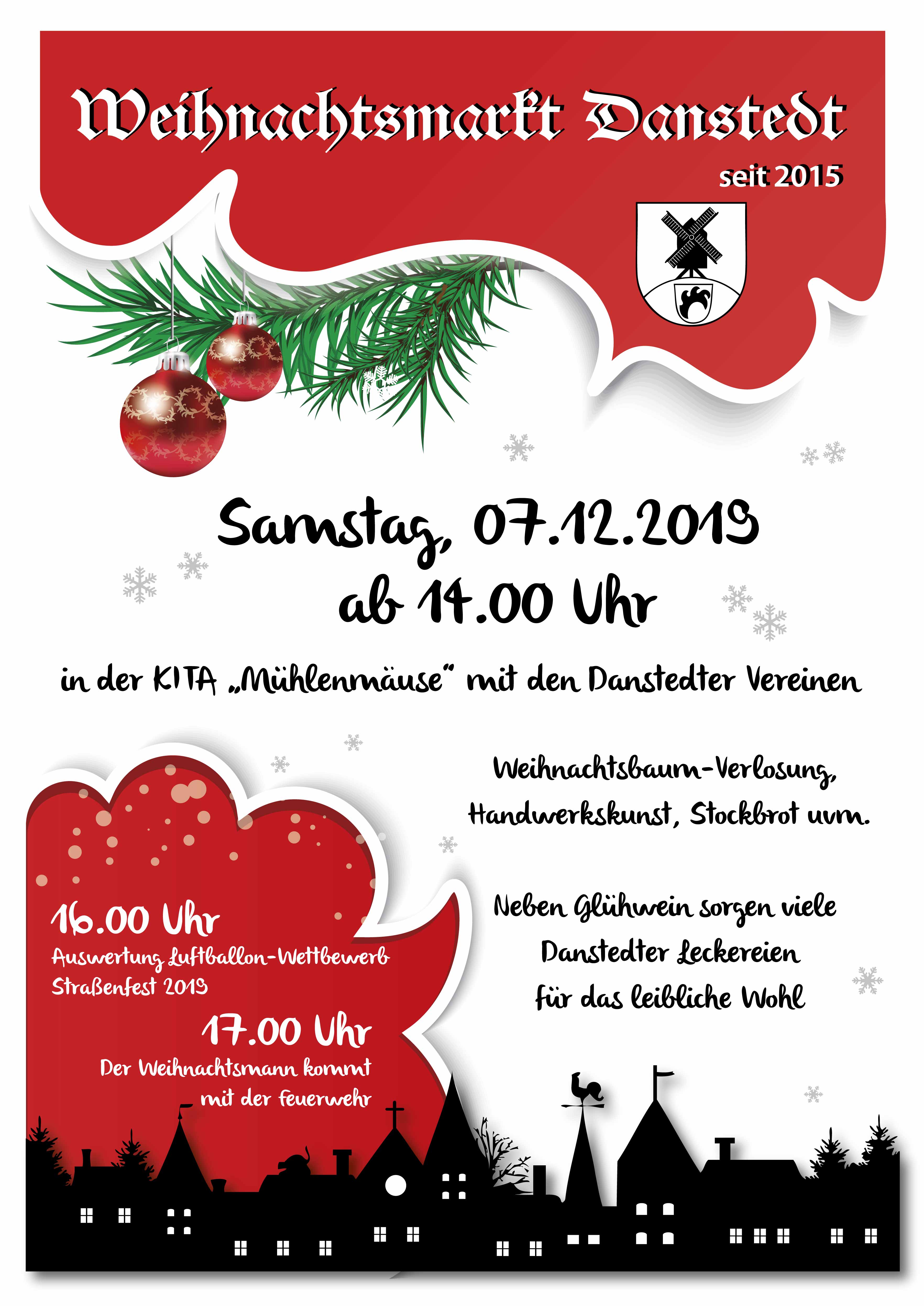 Weihnachtsmarkt Danstedt 07.12.2019